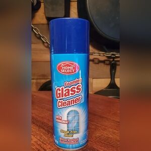 HIDE AWAY Home Select Foaming Glass Cleaner.